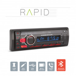 Unitate principală „Rapid” - 1 DIN - 4 x 50 W - BT - MP3 - AUX - SD - USB