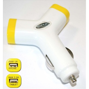 30102Bt Incarcator Auto Dublu Usb 12/24V Bottari