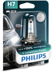 Bec Far H7 55W 12V X-Treme Vision Pro150 (Blister) Philips