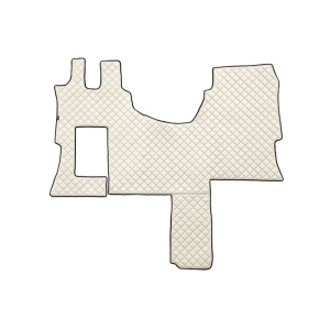 Covoras camion F-Core, Piele-ECO, pentru MERCEDES ACTROS MP4 / MP5, cabina SOLO STAR, Bej
