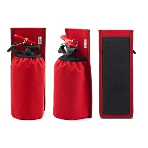 Geanta depozitare extinctor cu arici rosie 27x10.5x19cm CARPASSION