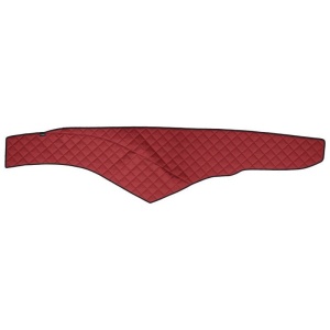 Husa bord camion F-Core, Piele-ECO, pentru MERCEDES ACTROS MP4 / MP5, Rosu