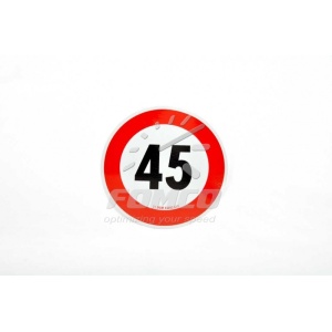 Indicator auto reflectorizant limită viteză 45km