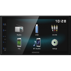 Kenwood dmx-120bt media player 2din de 6.8′′ cu usb/bluetooth