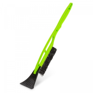 MNC- Perie pentru zăpadă cu racletă pentru gheaţă, mâner mat. plastic, 510 mm - verde
