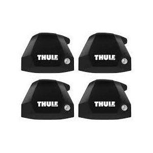 Set picioare de prindere THULE Edge Fixpoint 720700, pentru barele transversale Thule EVO Wingbar Edge, prindere in puncte fixe integrate, Profil-T