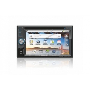 Sistem multimedia 2DIN Merker Galaxy DVD, GPS, LCD 6.2″, 800x480 px, tuner radio PLL, cameră retrovizoare
