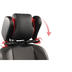 SUPORT TETIERA AUTO REGLABIL. PIELE ECOLOGICA NEAGRA