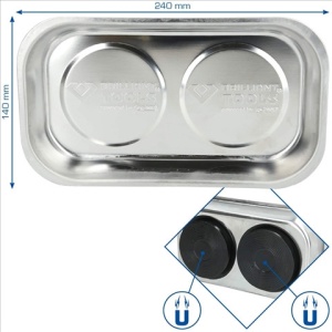 Tava Magnetica Inoxidabila 140X240Mm-Brilliant Tools