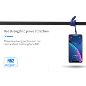 CABLU DATE INCARCARE 3IN1 FAST CHARGE 3.0 USB LA MICRO USB/TYPE-C/LIGHTNING 1.5M 3A NEGRU