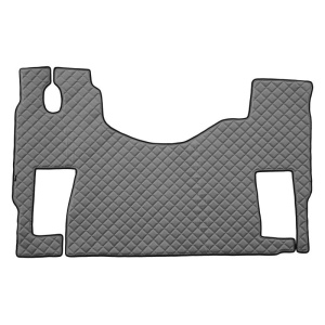 Covoras camion F-Core, Piele-ECO, pentru MERCEDES ACTROS MP2 / MP3, podea plata, scaun pasager rotativ, Gri