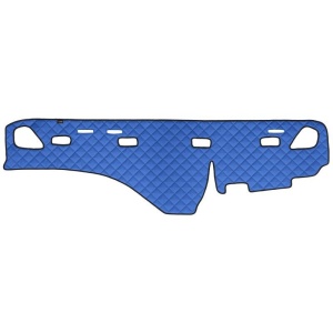 Husa bord camion F-Core, Piele-ECO, pentru VOLVO FH, FH 16, FM, Albastru