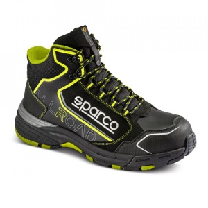 Incaltaminte de protectie curse SPARCO ALLROAD Line Motegi - Nailon/microfibra , Negru/Galben, marime: 40