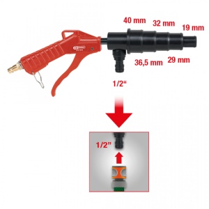 PISTOL DE SPALARE SISTEM DE RACIRE - KS TOOLS - 515.1216