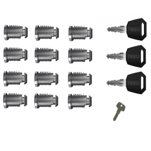 Set 12 butuci si chei pentru THULE One-Key System 451200