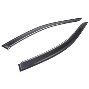 Set 2 paravanturi auto fumurii CLIMAIR CLI0033273, partea montare fata, Audi A3, 2003-2012, 3 usi, S3, 2005-2012, 3 usi