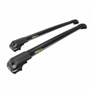 Set bare transversale portbagaj Turtle Air-v1, culoare neagra, dedicate pentru DACIA LOGAN MCV MPV 13- ,sistem prindere pe bare longitudinale