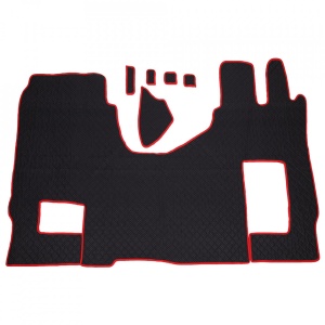 SET COVORASE PIELE ECOLOGICA TRUCK UMBRELLA PENTRU MERCEDES MP5 MP6 EURO 6 NEGRU