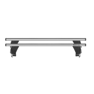 Bare transversale Menabo Delta Silver pentru Dacia Logan, 4 usi, model 2004-2012, cu plafon normal