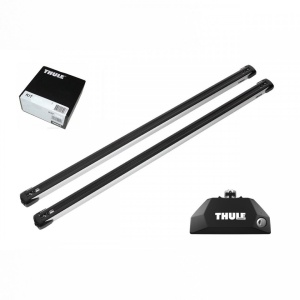 Bare transversale Thule Evo Flush Rail Slidebar dedicate pentru Dacia Lodgy 2012+ cu bare longitudinale integrate