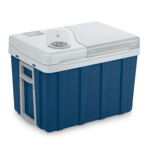 Cutie termoelectrica cu roti pentru transport usor Mobicool W40 AC/DC , alimentare la 12/24/230V, capacitate 39 litri