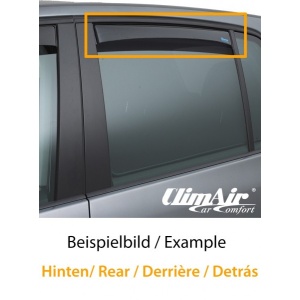 Deflectoare de vânt din spate (1 set) pentru șofer și pasager (CIVIC 2012-PREZENT)