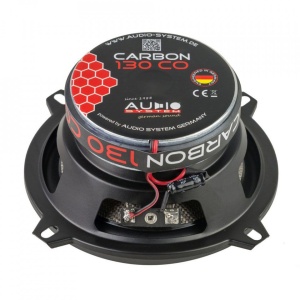 Difuzoare Component Audio System Carbon 130 CO 5" Difuzor pe 2 cai audio cu tweeter 130mm 2x105/65 watt impedanta 4 ohm Audio System German Sound