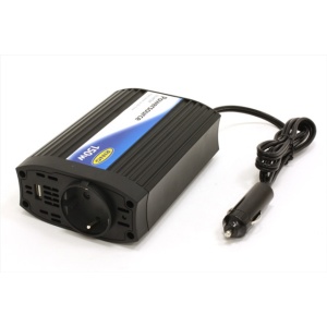 REINVU150 INVERTOR 12V -> 220V 150W + 1 USB 2A RING AUTOMOTIVE
