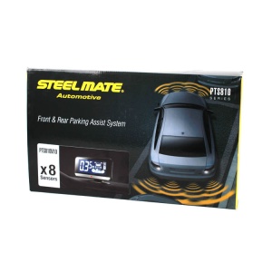 Senzori de parcare fata-spate STEELMATE PTS810V10 cu 8 senzori