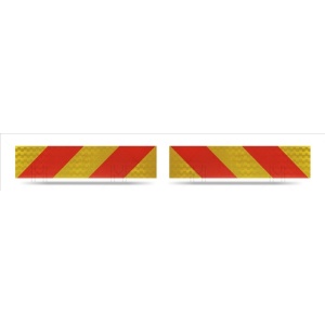 Set 2 Placute Reflectorizante 565X132Mm Suport Aluminiu Mvm