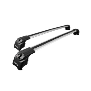 Set bare transversale portbagaj Turtle Air-v1, culoare argintie, dedicate pentru DACIA LOGAN MCV MPV 13- ,sistem prindere pe bare longitudinale