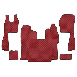 Set covorase/presuri F-CORE, Scania R Automat, culoare rosu, piele ecologica, an fabricatie 2010-2016