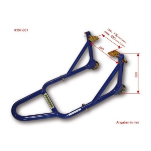Stander suport moto fata Motoprofesional PRO 2 - cu pini - universal