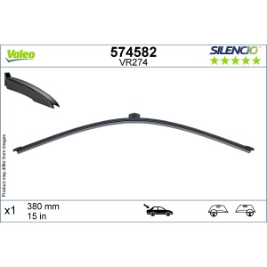 Stergator Luneta Valeo Silencio Flat 380 Mm Vr274