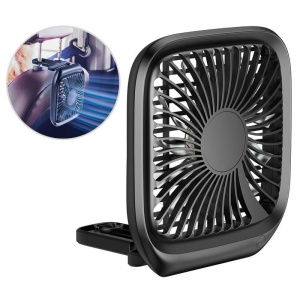 Ventilator auto pentru tetiera Baseus Foldable Backseat - Negru