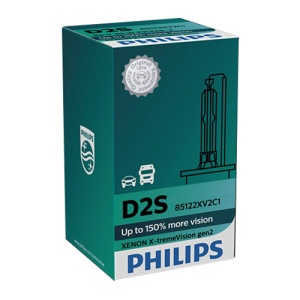 Bec auto Xenon pentru far Philips D2S Extreme Vision, 85V, 35W, 1 Buc