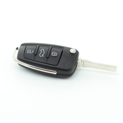 CARGUARD - Audi - model nou - carcasă cheie tip briceag, cu 3 butoane