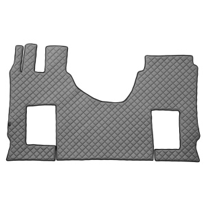 Covoras camion F-Core, Piele-ECO, pentru MERCEDES ACTROS MP4 / MP5, cabina lata 250 cm, scaun pasager pneumatic, Gri