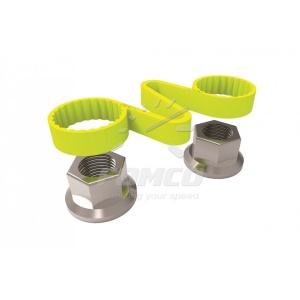 Indicator siguranță prezon inel dublu galben 32 mm