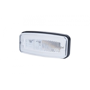 Lampă de marcaj, Horpol, Albă cu dispozitiv reflectorizant, model NEON