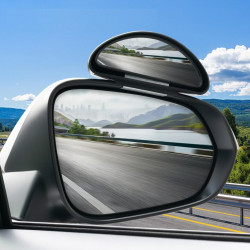 Oglinda suplimentara auto pentru "Unghi Mort", reglabila, cu prindere pe oglinda exterioara