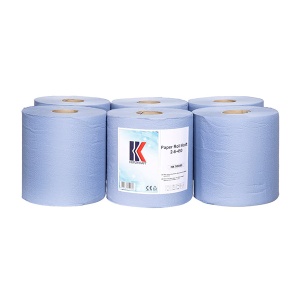 ROLA PORTIONATA HARTIE ALBASTRA 2 STRATURI (6 ROLE X 450 FOI)