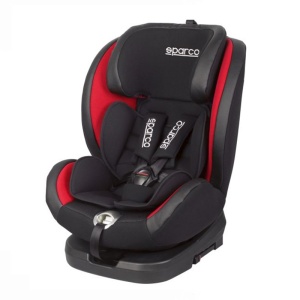 Scaun auto pentru copii SPARCO SPRO 600IRD, 0-36 kg , cu sistem ISOFIX - Negru / Rosu