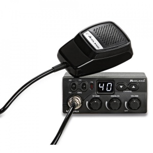 Stație radio CB Midland M Zero Plus, 4W, 40 canale AM/FM, cod C1109.01