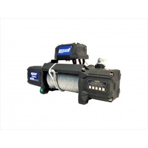 Troliu auto Husar Winch 12000Lbs 5443KG cablu de otel telecomanda cu fir si wireless