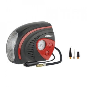 Compresor aer 12V, 7bar, lanterna LED - Amio