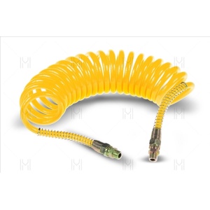 Furtun Aer Spiralat Silicon M22 Galben Mvm