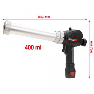PISTOL CARTUS CU ACUMULATOR, 400ML, 10.8V - KS TOOLS - 515.3575
