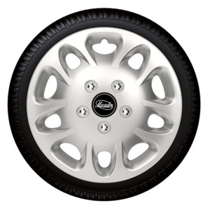 Set capace roti Petex 15" MECADOR, gri inchis, calitate premium