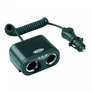 Stecher dublu cu tester de baterie RMS2 Ring